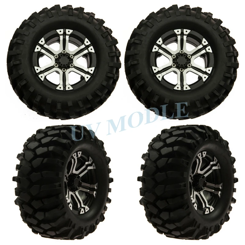 1/10 весы RC Rock Climb Crawler SCX10 D90 сплав 1 9 Beadlock колеса обод + 108 мм резиновые шины #3|rubber tyre|1.9