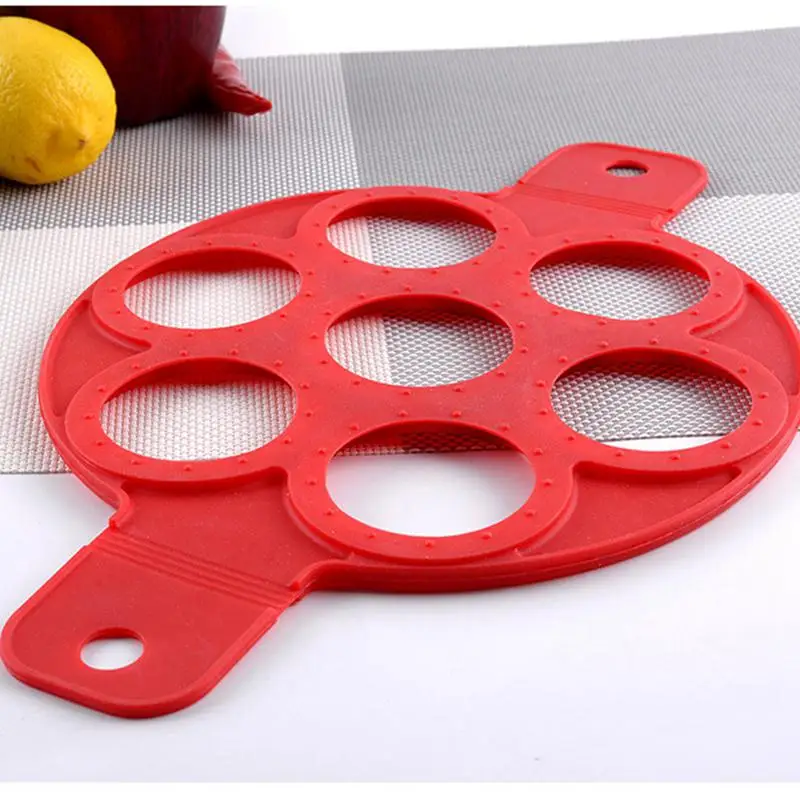 Kitchen Baking Accessories Pancake Maker Nonstick Cooking Tool Silicone Egg Cooker Heart Pancake Mold Decorating kitchen Tools (7)