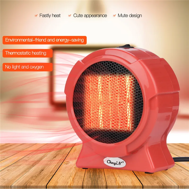 

400W Ceramic Space Heater Desk Portable Electric Heating Heater Handy Winter Warmer Machine For Room Office Home Heater Fan