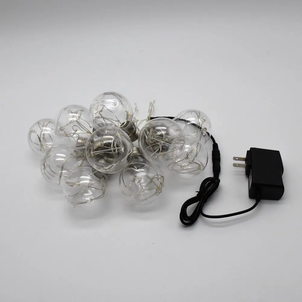 Globe String Light 2 5 м с 10 светодиодными теплыми белыми лампами указанными для