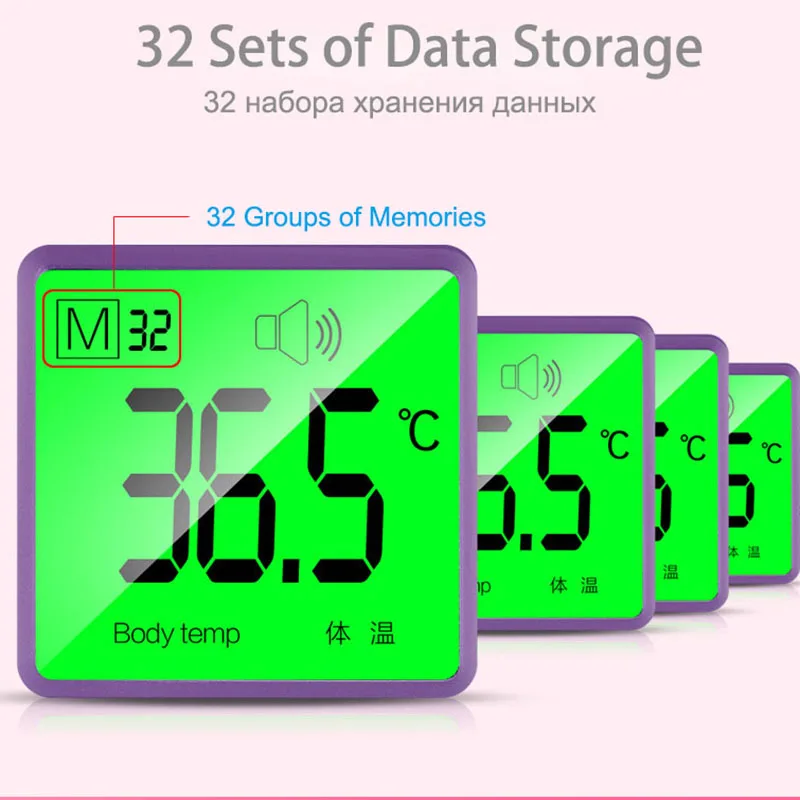 3 цвета, цифровой бесконтактный термометр для тела, для детей и взрослых, инфракрасный термометр для лба, термометр для измерения температуры, устройство для измерения температуры