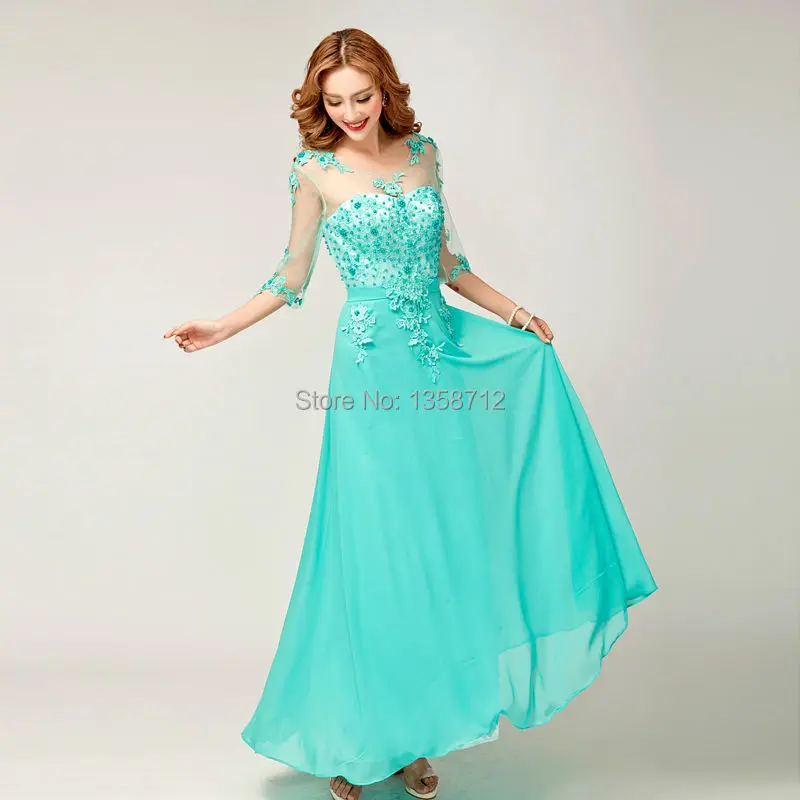 Aquamarine Evening Dress