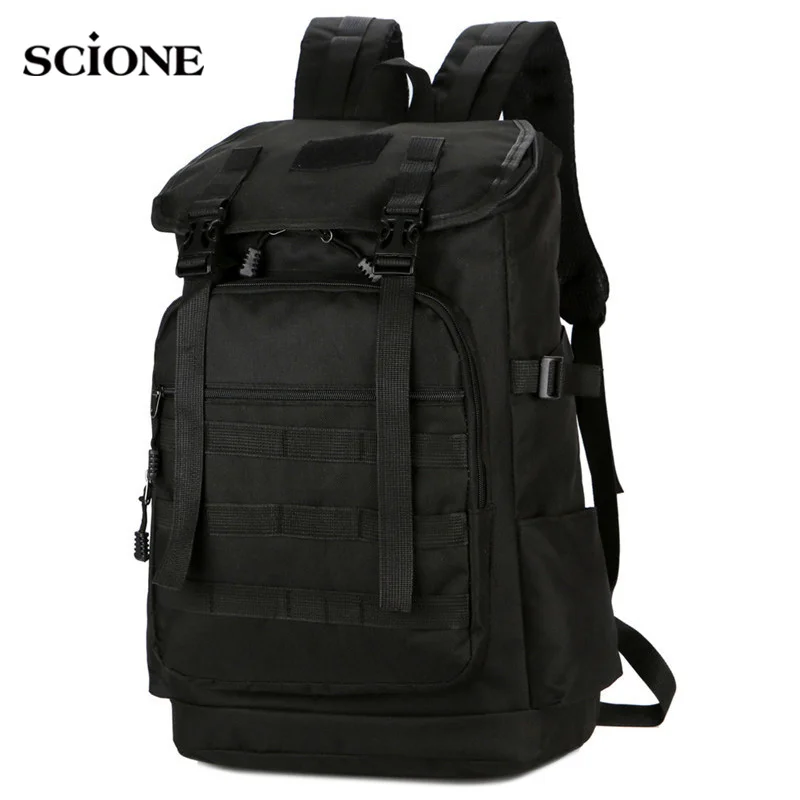 

Climbing Backpacks 50L Camping Hiking Backpack Bag Outdoor Sports Bags Travel Men Rucksack mochila Moutain Tas Trekking XA8WA