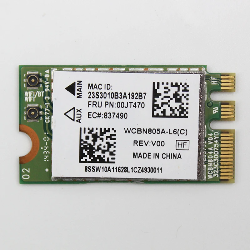 Ltn NFA345 AC + BT4.0 Wi Fi карта для Lenovo IdeaPad серия G50 45 FRU 00JT470 SW10A11628 G70 80 (C)|wifi card|wifi card acwifi ac |