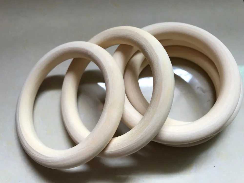 

1 pcs 75mm out diameter natural wooden ring bangle