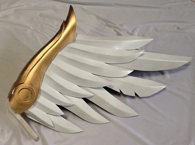 

Overwatch Angela Ziegler Mercy Skin Winged Victory Wings Cosplay Replica Prop