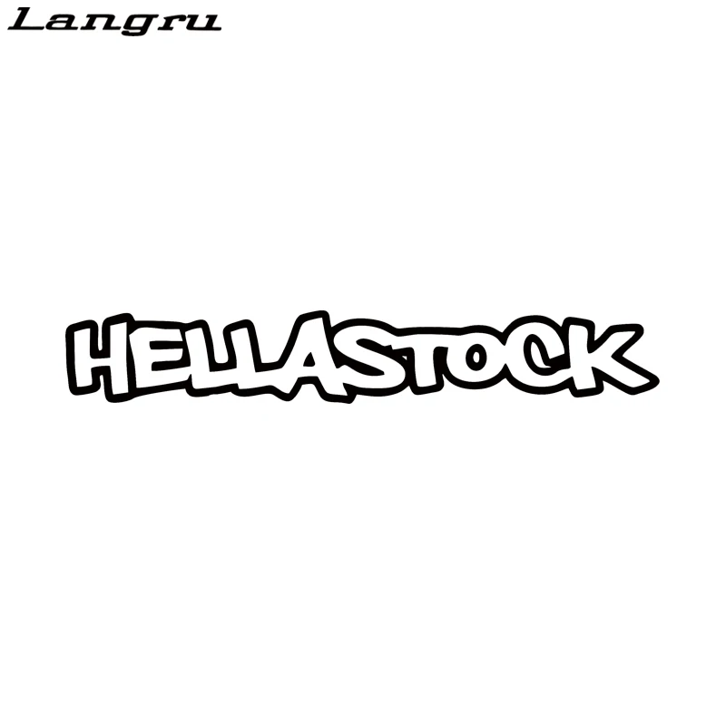 Langru автомобильный Стайлинг Hellastock Hella запас Стикеры забавные Hater &quotОкна