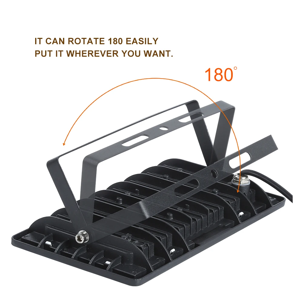 10W30w/100 W/200 W/300 W/500 W Светодиодный прожектор светильник Ip65 Водонепроницаемый потока СИД светильник на открытом воздухе AC220V Светодиодный точечный светильник отражатель снаружи