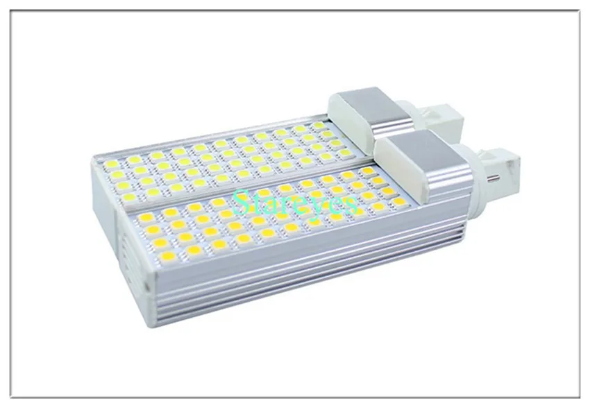 Бесплатная доставка 200 шт. G24 G23 E27 LED PLC лампа SMD 5050 44 LED 9 ...