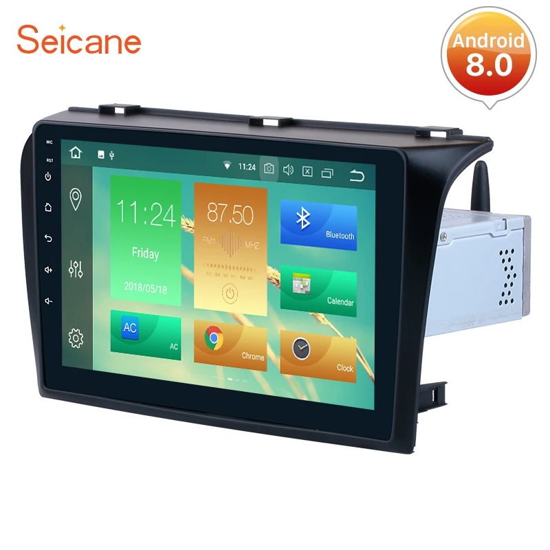 

Seicane Car Multimedia player One Din Car DVD For 2004 2005 2006 2007 2008 2009 Mazda 3 9 inch Android 8.0 8-Core GPS Navigation