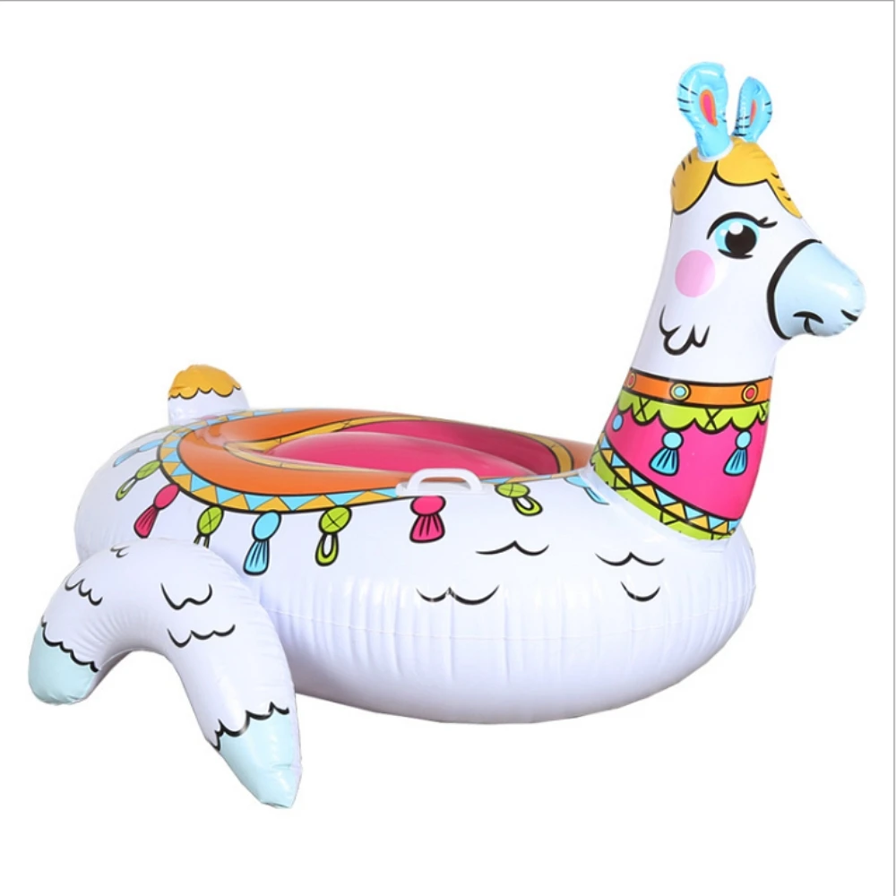 

Giant Llama Pool float swim ring Inflatable Alpaca Ride-on Pool Float adult Swimming Circle PVC Pool Raft family Water Fun Toys