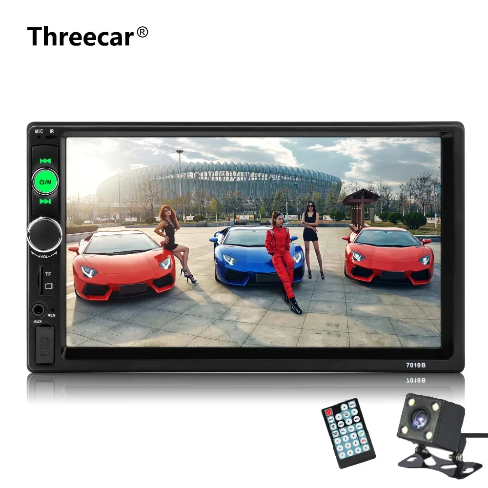 Autoradio 2 Din 7 inch Touch screen car radio DVD player auto audio bluetooth multiple Languages