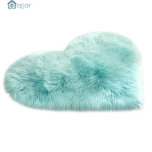 GAJJAR Горячая Шерсть имитация ковры из овчины искусственного меха нескользящие для спальни, ворсистый ковер коврики мягкие удобные 1 18Oct20