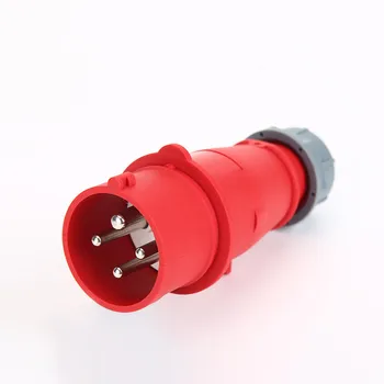 

32A IP44 3P+E Waterproof Socket Electric Industrial Connector Plug 4P Male/Female Industrial Plug Socket