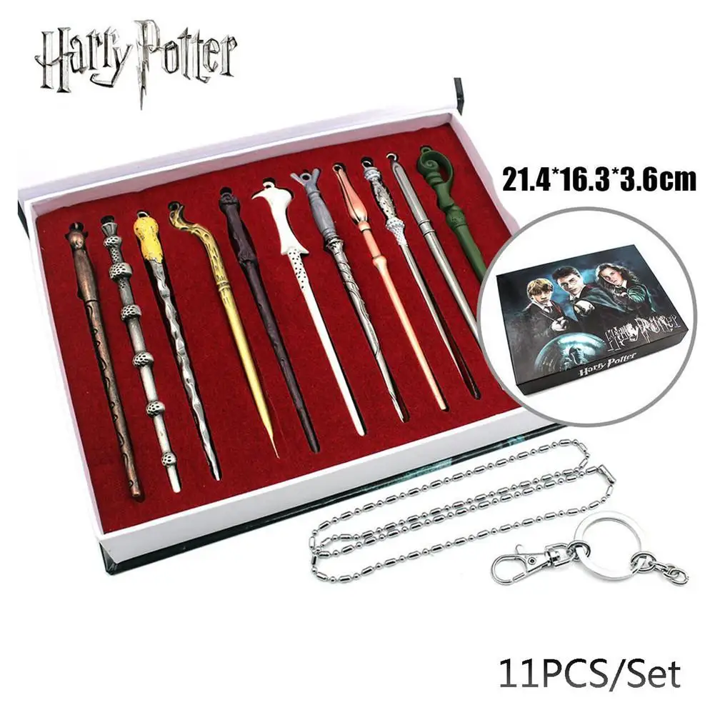 

11PCS Harry Potter Hermione Dumbledore Voldemort Magic Wand Halloween Harri Potter Magic Wand Cosplay