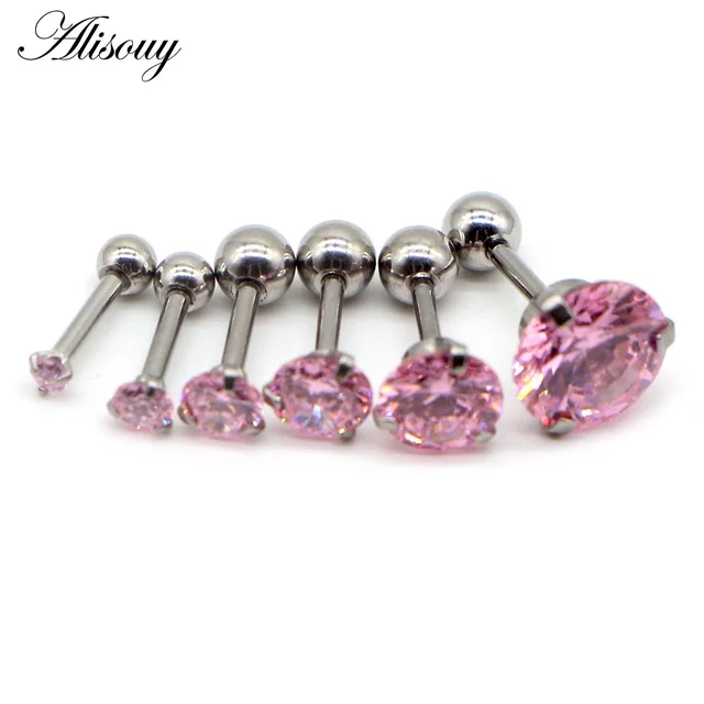 Silver-Pink 3 prong