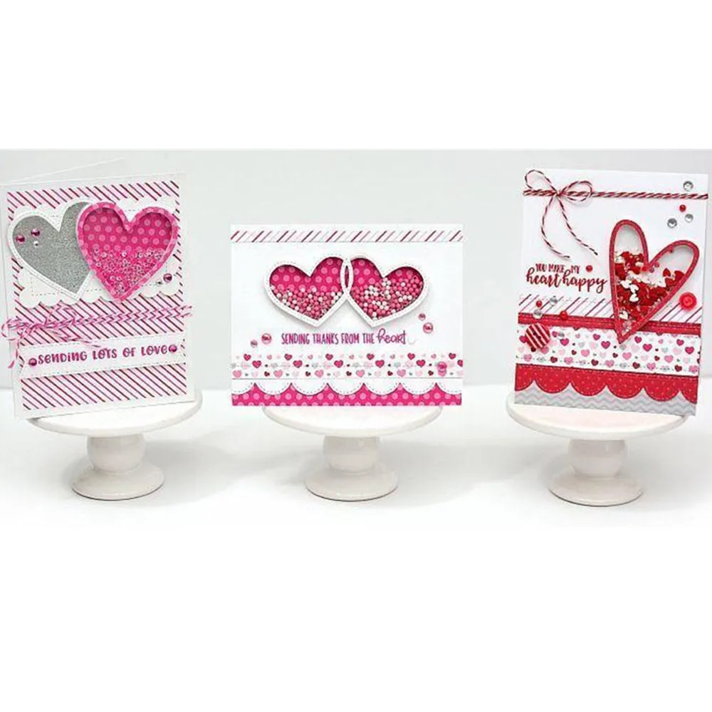 

DIE CUT METAL CUTTING DIES cut heart Scrapbook paper craft album card punch knife art cutter die