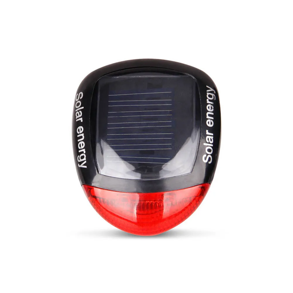 Discount Solar LED Bicycle Light Safety Night Cycling Lights Rear Flashlight Bike Lamp Backlight Taillight ASD88 4