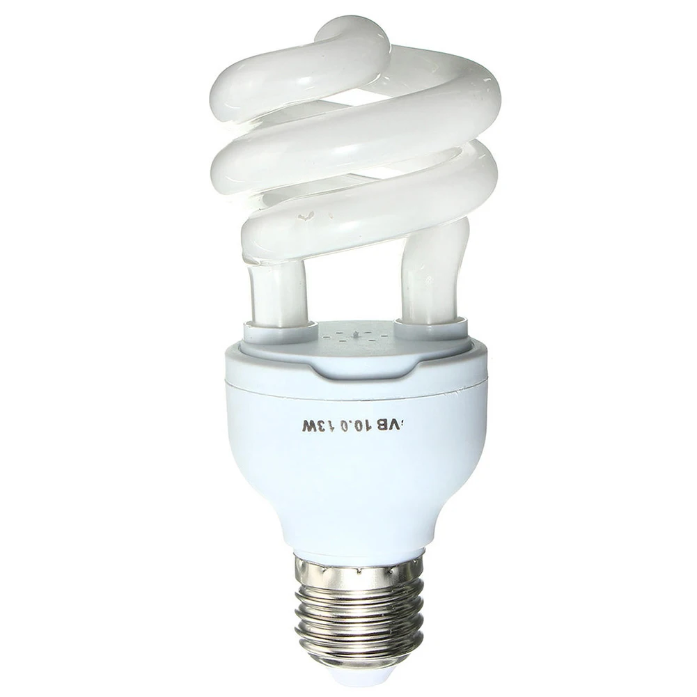 White 220 v-240 v свет для рептилии лампы 5,0 10,0 UVB 13W свет для рептилии лампы УФ лампа Vivarium Террариум змея лампа для обогрева домашних животных - Цвет: White