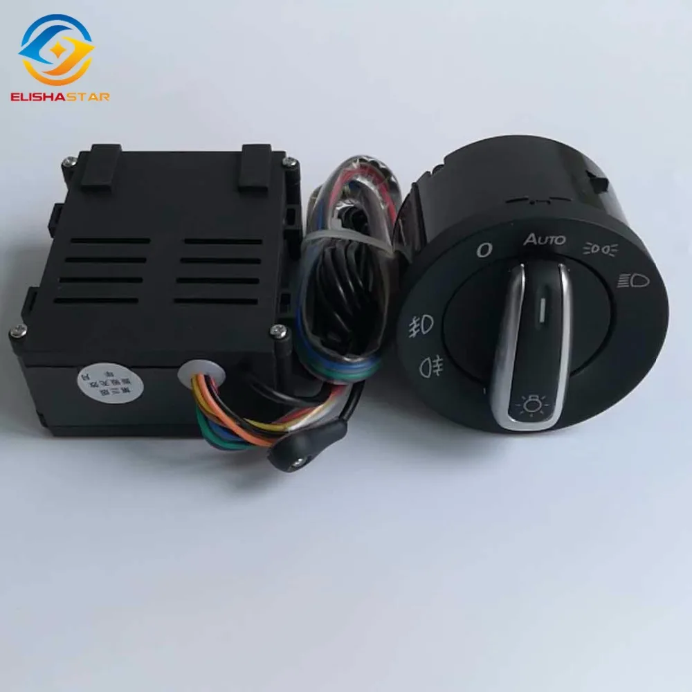 ELISHASTAR Car Auto Headlight Sensor HeadLamp Switch + Control Module for V W T5 T5.1 Transporter 2003-2015 5ND 941 431B ELISHASTAR Car Auto Headlight Sensor HeadLamp Switch + Control Module for V W T5 T5.1 Transporter 2003-2015 5ND 941 431B