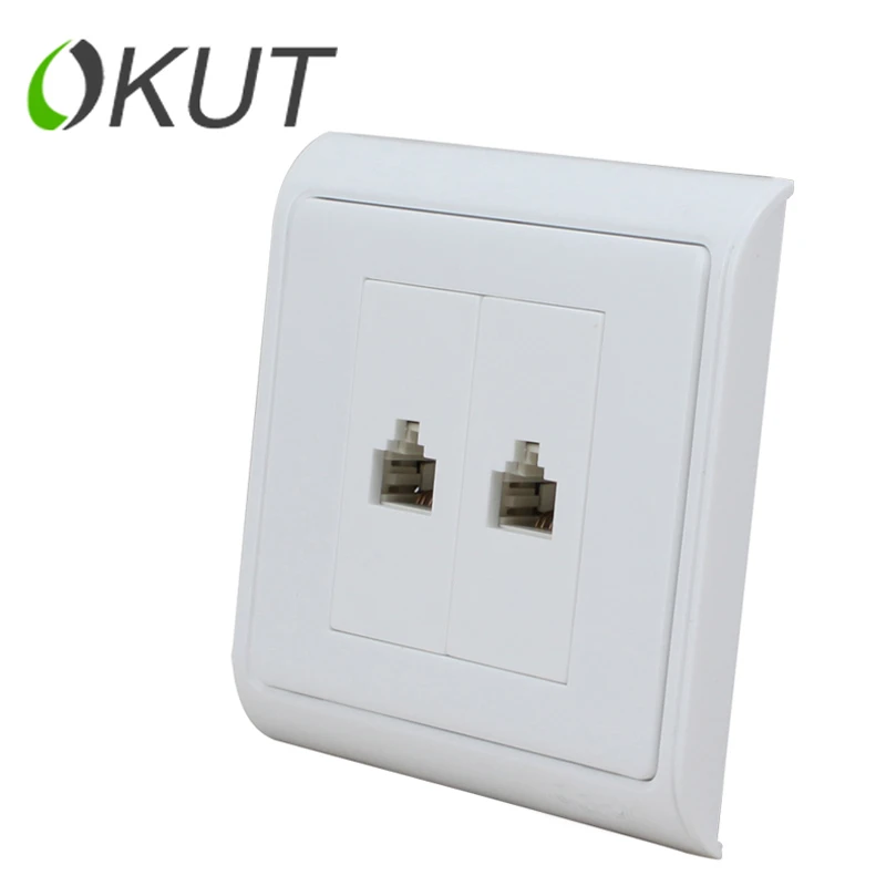 Buy Free shipping N86 902+621+621 two CAT 6 socket
