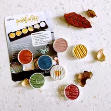 Домашняя пятнистая немецкая Coliro Finetec ГмбХ ручная перламутровая Акварельная краска английская каллиграфия aquarella