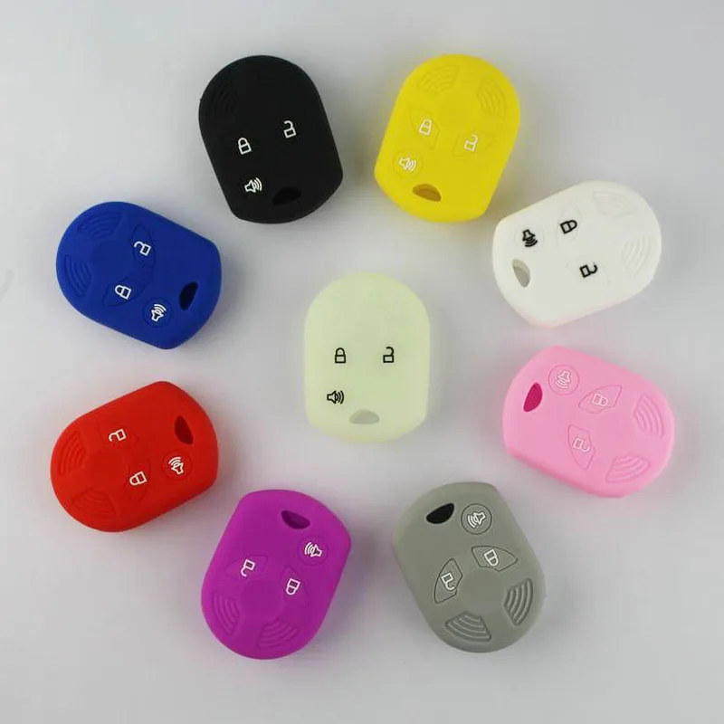 

Silicone car key cover case for Ford Escape,Edge,Super Duty,Flex,Focus,Expedition,Explorer,Taurus,Freestar,Windstar,3BUTTON KEY
