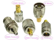 1pce n para sma macho plug & fêmea jack rf conector de adaptador coaxial