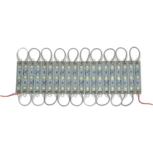 20 шт. 3-светодиодный модуль впрыска полосы света DC 12 В с клейкой лентой IP67 Водонепроницаемый storeпередний реклама на окнах свет