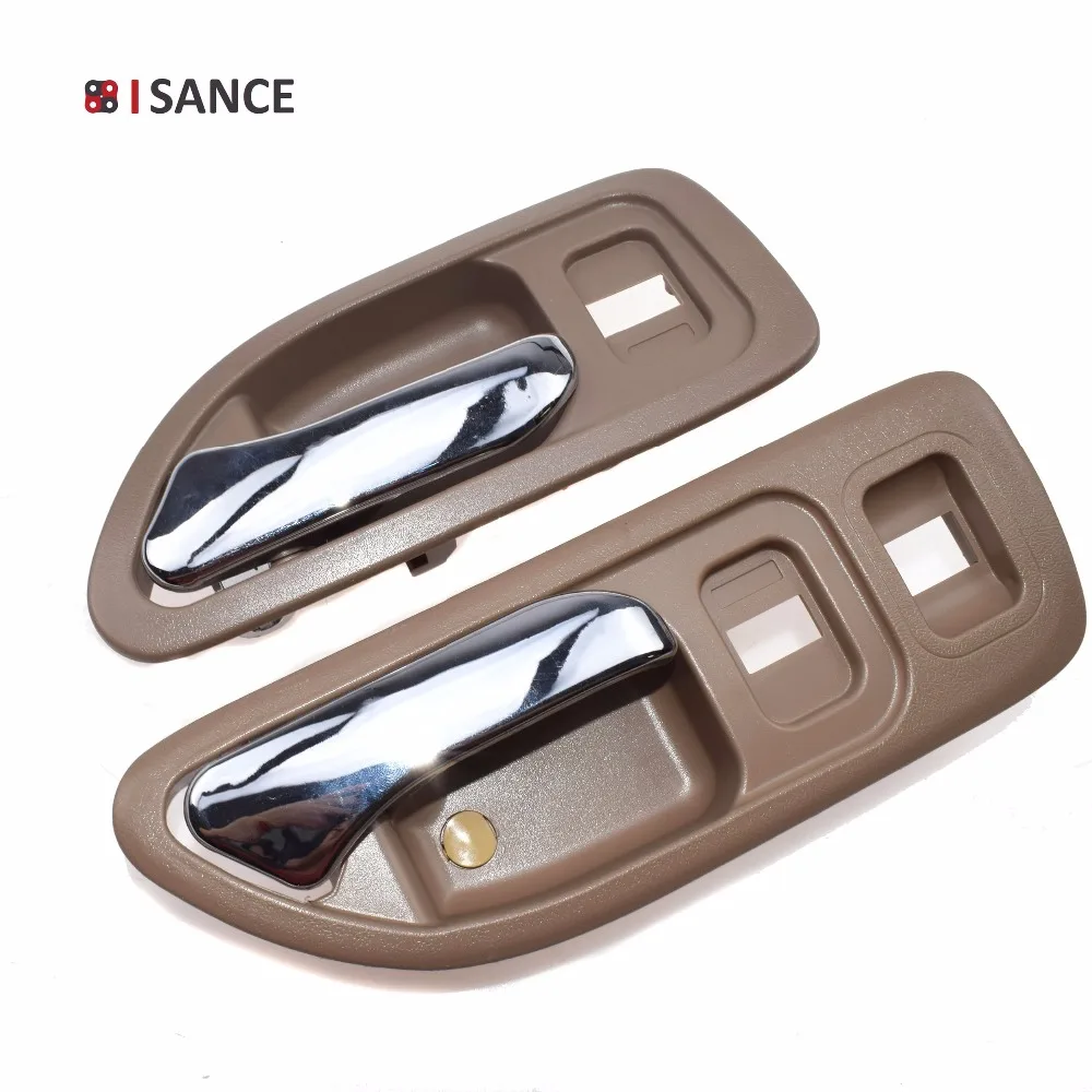 

ISANCE Inside Interior Door Handle Beige Front Left & Right 72165SV4A02ZC 72125SV4003ZC For Honda Accord 1994 1995 1996 1997