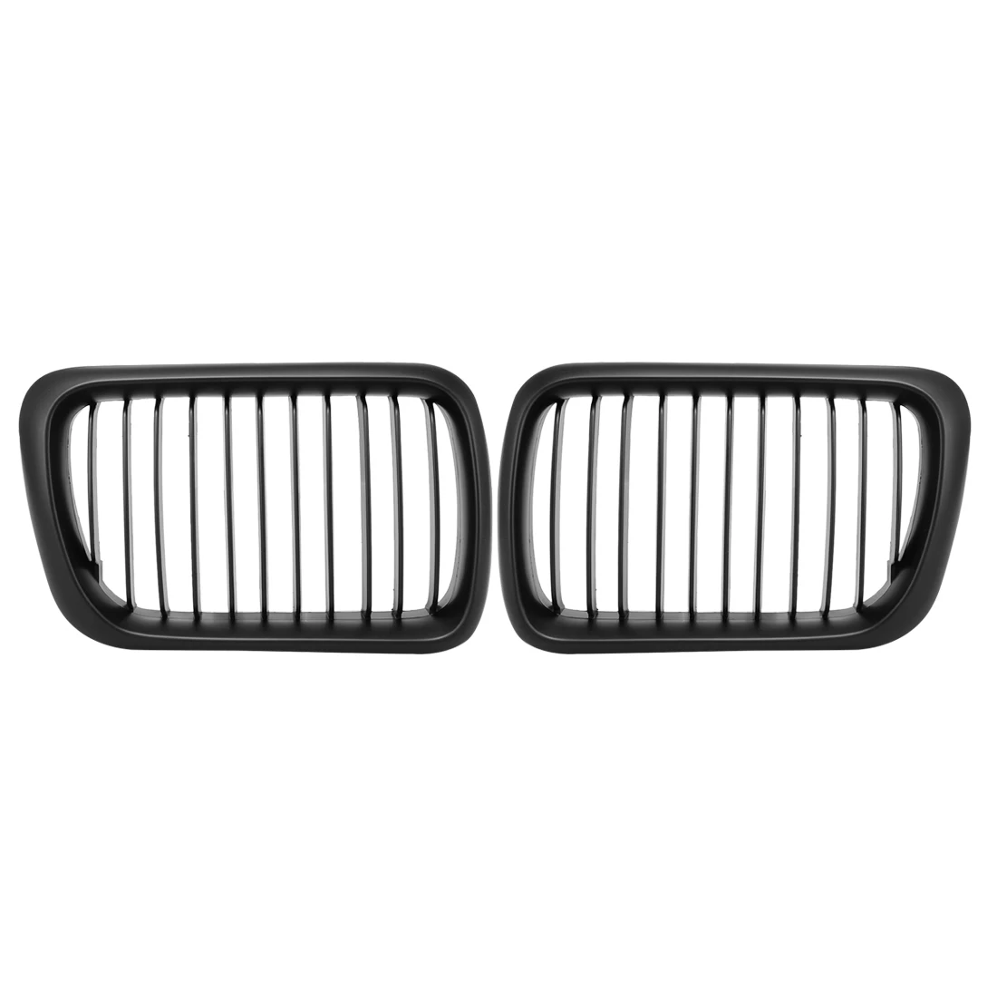

1 Pair High Quality ABS Front Hood Kidney Grille Grills Gloss Black Fit BMW E36 3-Series 1997 1998 1999 Auto Car Styling P8