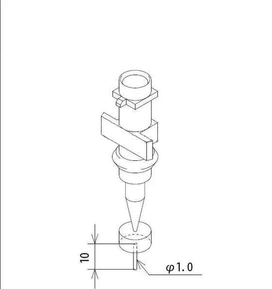 

KNOKOO Smt IP3 Nozzles 1.0 pick up nozzle used in pick and place machine