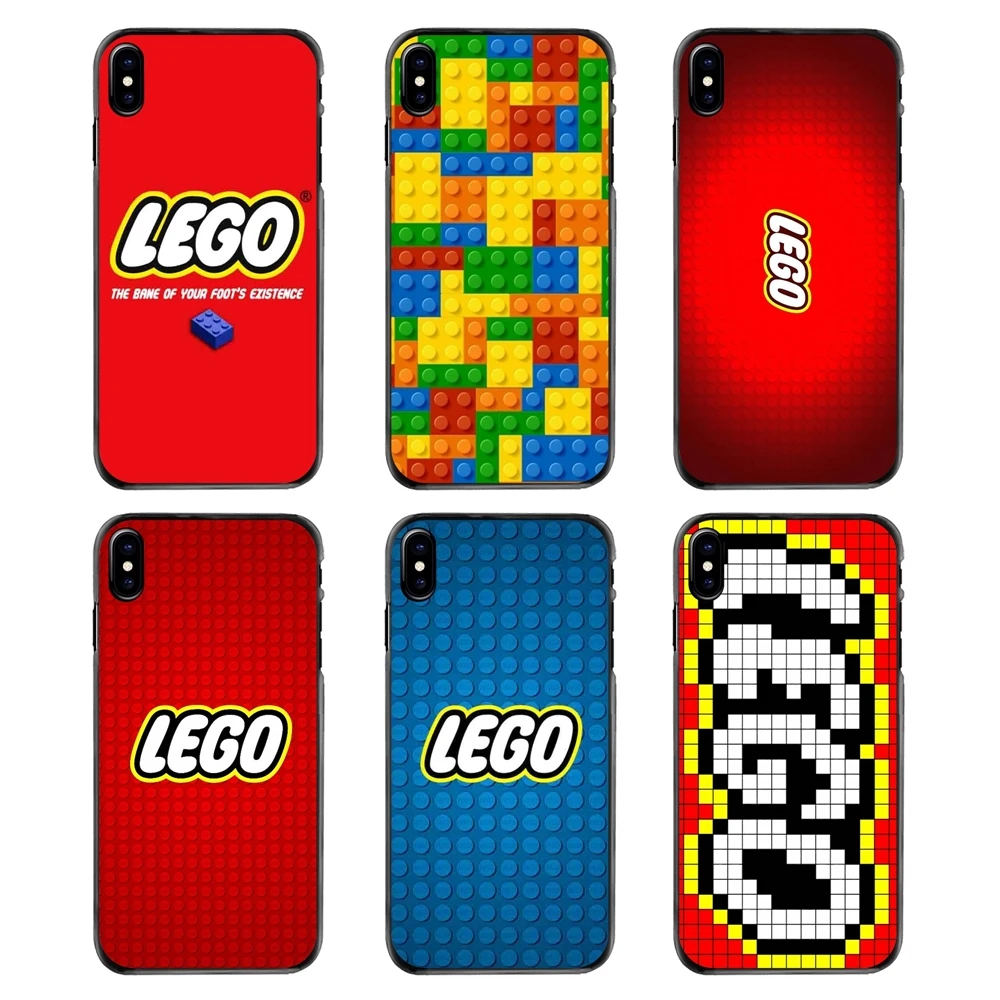 

For Sony Xperia X XA XZ M2 M4 M5 C3 C4 C5 T3 E4 E5 Z Z1 Z2 Z3 Z5 Compact Lego Logo Children toys Poster Plastic Black Cover Case