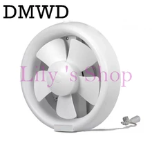6 дюймов мини стены окно Вытяжной вентилятор Кухня туалеты вентиляторы круглые окна Вытяжной вентилятор Установка ванная комната с низким уровнем шума