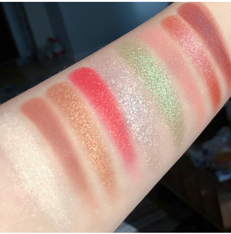 Paleta de Sombras Matte e Cintilantes à Prova Paleta de Sombras de 9 Cores Nude Água Pigmento Cosmético d' 22 Cheap Sombra de olho