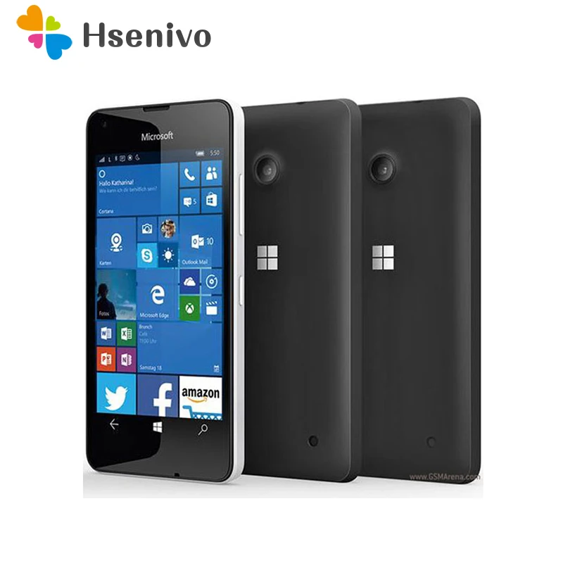 microsoft Lumia 550, камера 8 МП, четырехъядерный процессор, 8 Гб ПЗУ, 1 ГБ ОЗУ, мобильный телефон LTE FDD 4G, 4,7 дюймов, 1280x720 пикселей