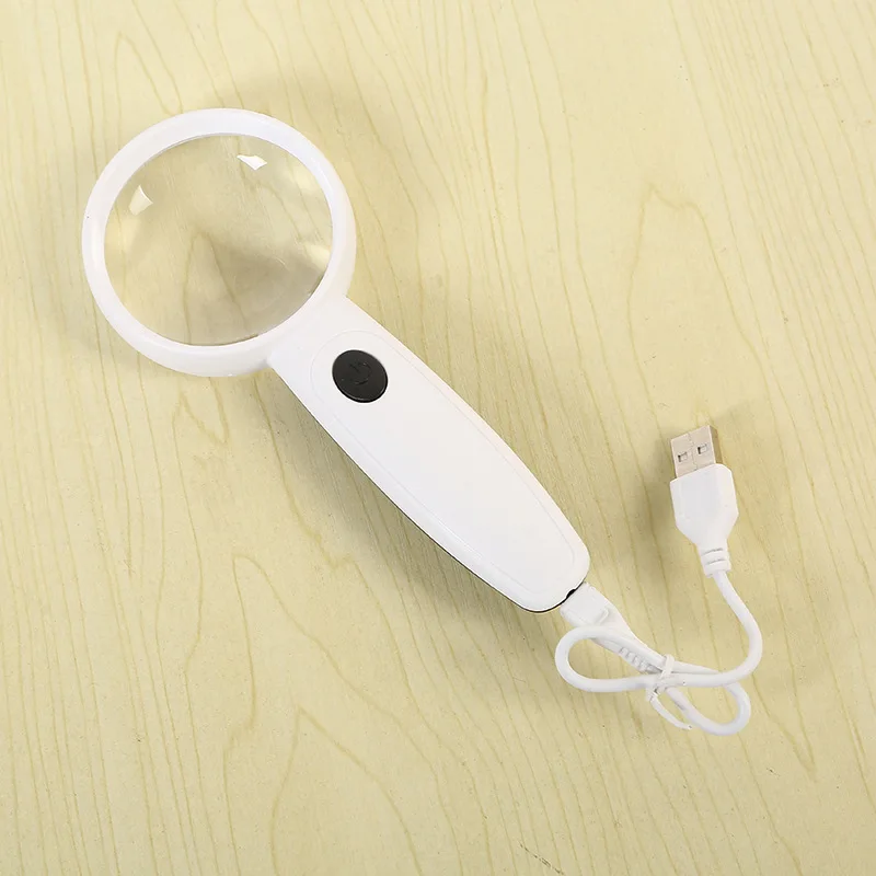 High Power LED Magnifying Glass with Light Handheld Illuminated Magnifier LED Handheld Magnifying Glass for Seniors, Low Vision, Books, Pages, Magazines, Newspapers and Maps-8