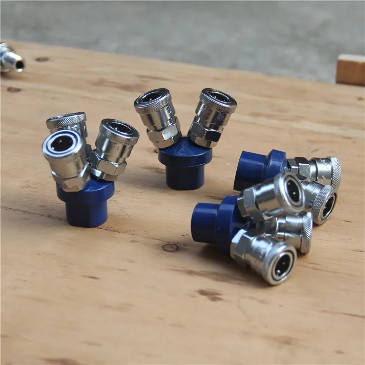 

New 1PC 3 WAY QUICK CONNECT ROUND NITTO AIR TOOLS COUPLING