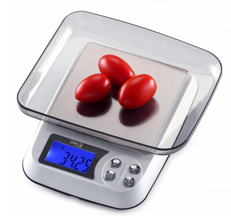 3kg /1g LCD Digital Kitchen Scale Pocket Electronic Balance Food Diet