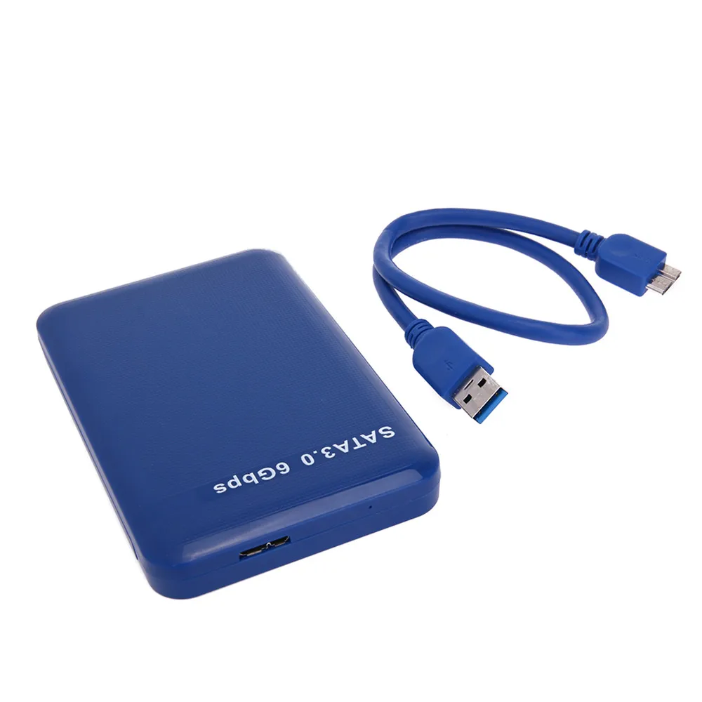 MEMTEQ USB 3,0 SATA 3,0 высокая скорость передачи 6 Гбит/с HDD корпус HDD SSD диск коробка чехол Plug& Play ультра-легкий синий