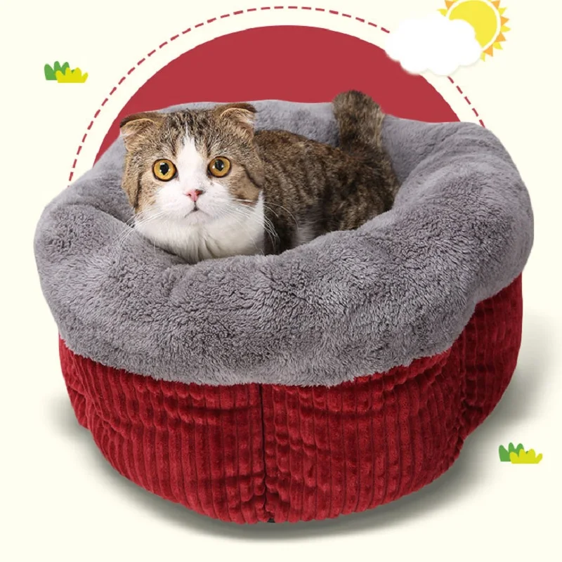 Winter Warm Cat Bed Cat Sofa Pet Dog Bed Chihuahua Bed Soft Dog House