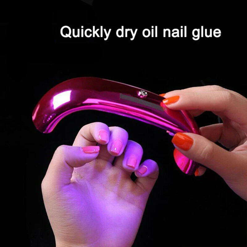 

1PC 3Colors New LED9W Nail Bridge Rainbow Light therapy Light Lasting Not Hot Mini Portable Manicure Light USB Connector TSLM1