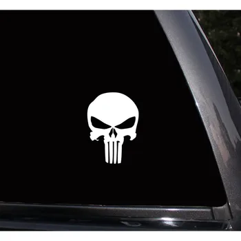 

The Punisher Skull Laptop Funny Vinyl Window Decal Sticker 15cm