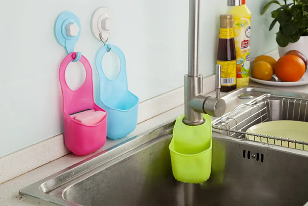 

Creative Folding Silicone Hanging Kitchen Bathroom Storage Bag