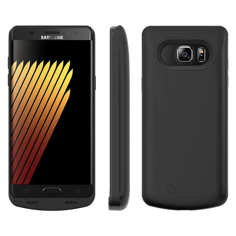 

5000mAh External Back power Battery Portable Charger Charging Adapter Case Cover for Samsung Galaxy FE / Note 7 With USB cable