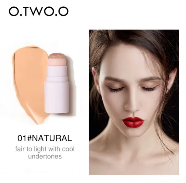 A01 natural O. TWO. O консилер основа воздушная подушка палочка полное покрытие контурная основа скрывает поры бронзатор косметические для макияжа лица стойкий - Цвет: A01 natural