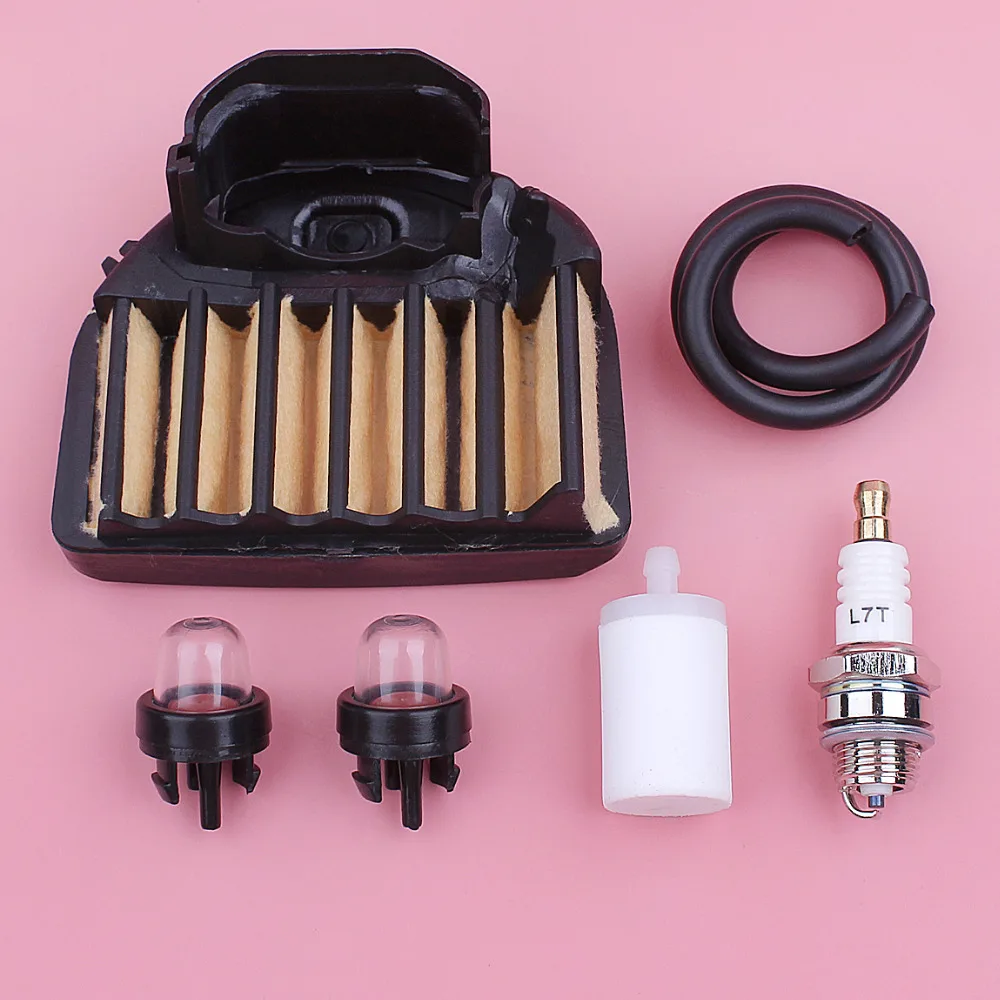 Aria Filtro Del Carburante Tubo Flessibile Linea Per Husqvarna 455 455E 455 Rancher 460 460 Rancher Ricambio Motosega Parte Primer, Base Trucco Lampad