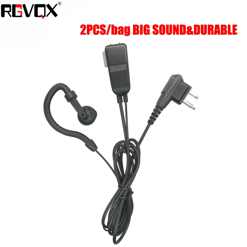 Walkie Talkie Headset For Motorola Two Way Radio Earpiece with PTT Microphone G Shape Earhook 2 Pin High Quality 2pcs Walkie Talkie Headset For Motorola Two Way Radio Earpiece with PTT Microphone G Shape Earhook 2 Pin High Quality 2pcs