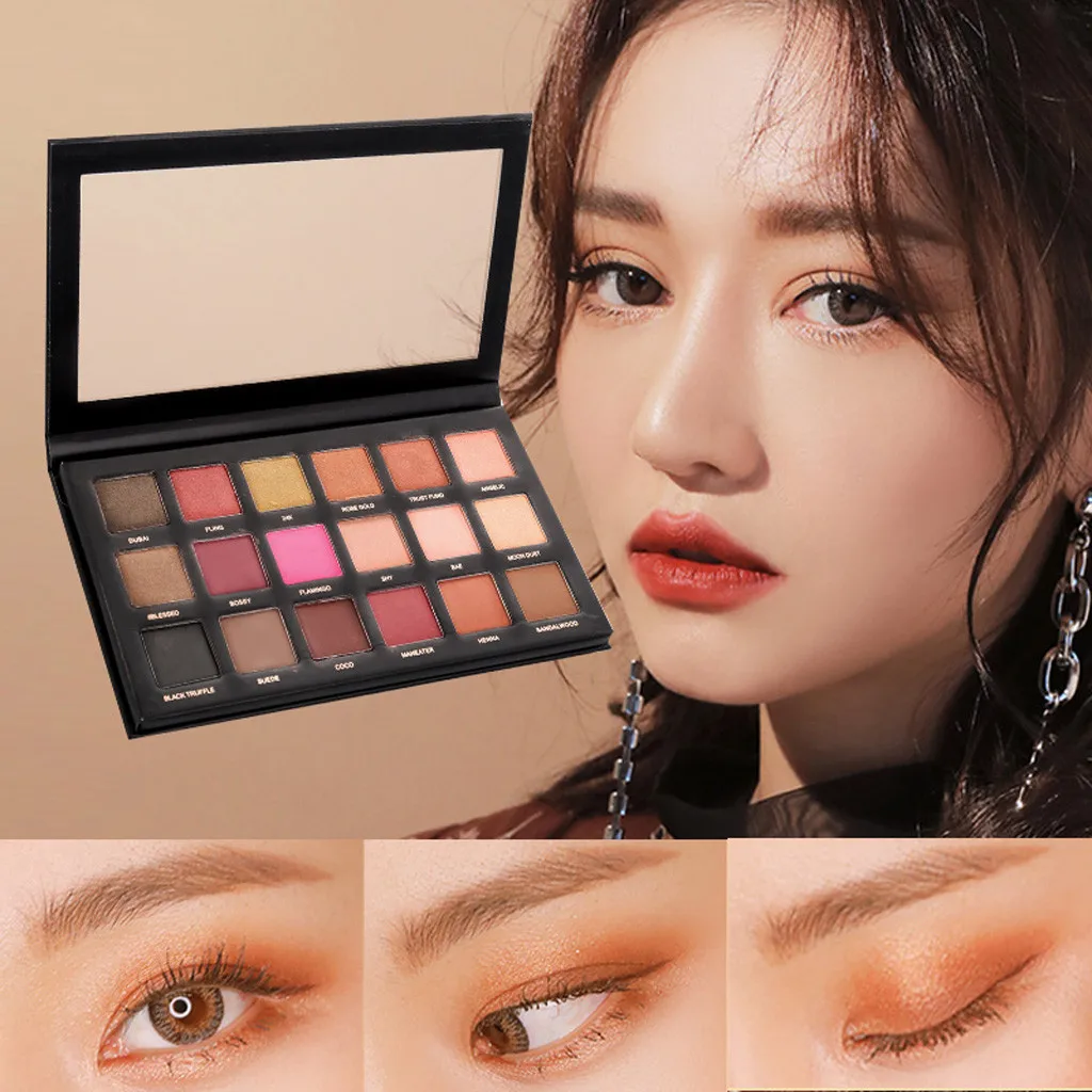 

Portable 18 Colors Eye Shadow Foundation Highlight Face Eyeshadow Highlighter Powder Makeup Cosmetics Dropshipping