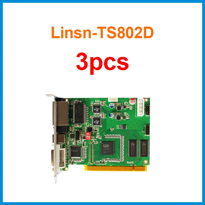 LINSN TS802D отправляющая карта полноцветный светодиодный видео дисплей TS802